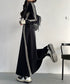 Side Line V-neck Dress